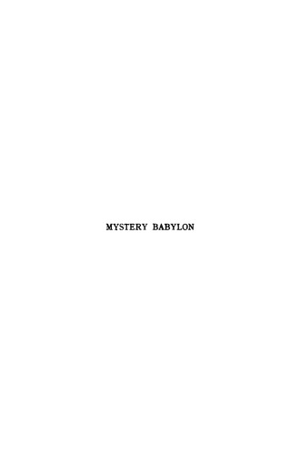 Mystery Babylon the Great and the Mysteries and Catholicism