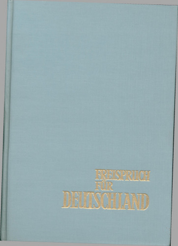 Freispruch fuer Deutschland