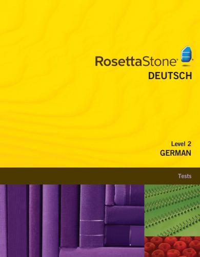 German Level 2 - Tests