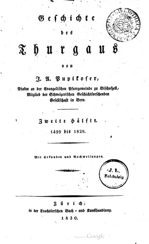 1499 bis 1829