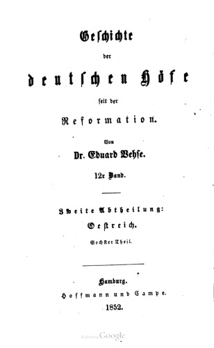 Oestreich [Österreich]