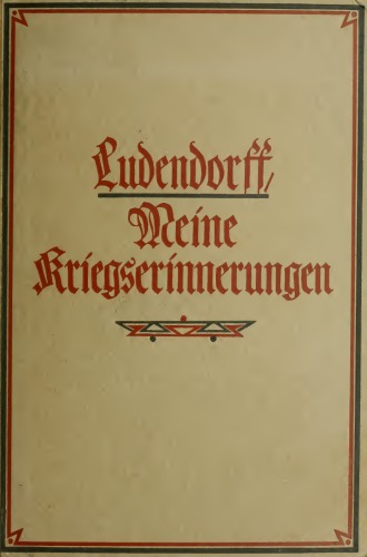 Meine Kriegserinnerungen