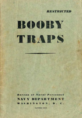 Booby Traps: NAVPERS 16110