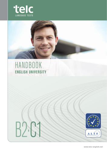 TELC Handbook English University B2-C1