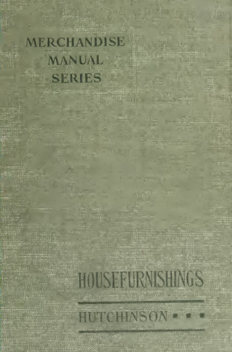 House Furnishings Kitchenware and Laundry Equipment