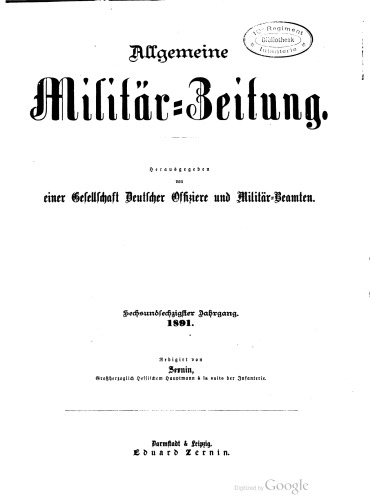 Allgemeine Militär-Zeitung