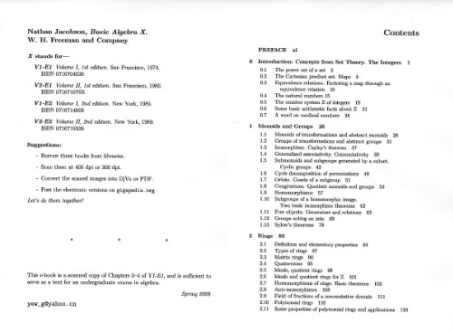 Basic Algebra X