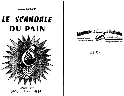 Le scandale du pain