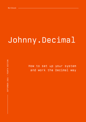 The Johnny Decimal Workbook
