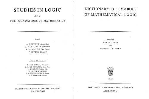 Dictionary of Symbols of Mathematical Logic