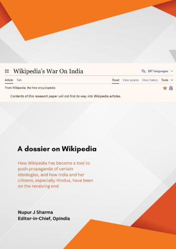 Wikipedia's War On India: A Dossier on Wikipedia