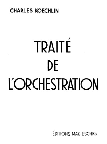 Traité de l’orchestration