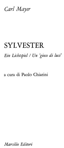 Sylvester - ein Lichtspiel