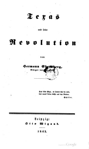 Texas und seine Revolution