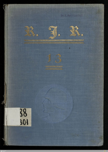 Das Reserve-Infanterie-Regiment Nr. 13 im Weltkriege
