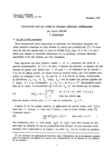 Séminaire Bourbaki, Vol. 8, 1962-1964, Exp. 241-276