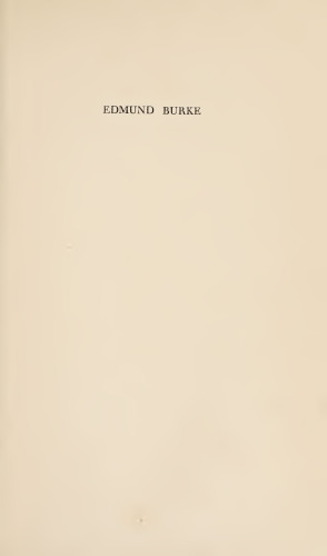 Edmund Burke: A Life