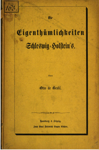 Die Eigentümlichkeiten Schleswig-Holsteins