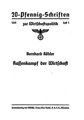 Rassenkampf der Wirtschaft
