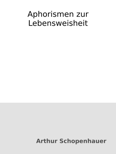 Aphorismen zur Lebensweisheit