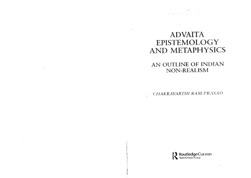 Advaita Epistemology and Metaphysics