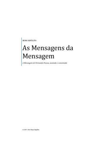 As Mensagens da Mensagem