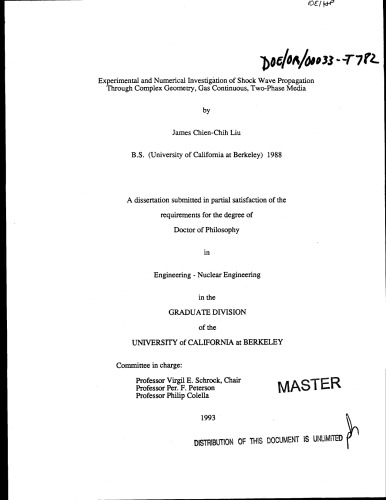 Shockwave Propagation Through Complex Geometry 2-Phase Media [thesis]