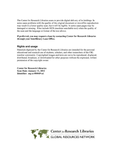 Underground Press Collection: Listing of Contents, 1963-1985