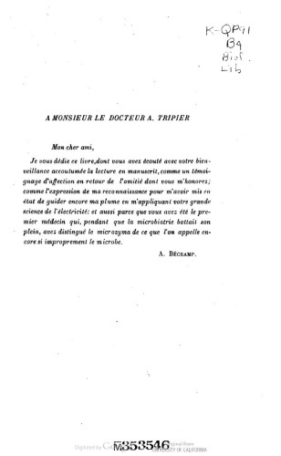 Le sang et son troisième élément anatomique