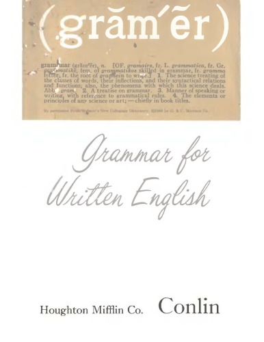 Grammar for written English