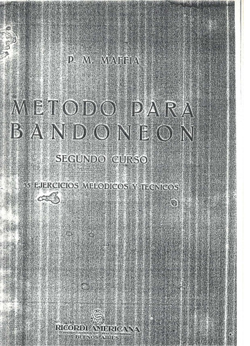 Método para Bandoneón. Segundo Curso