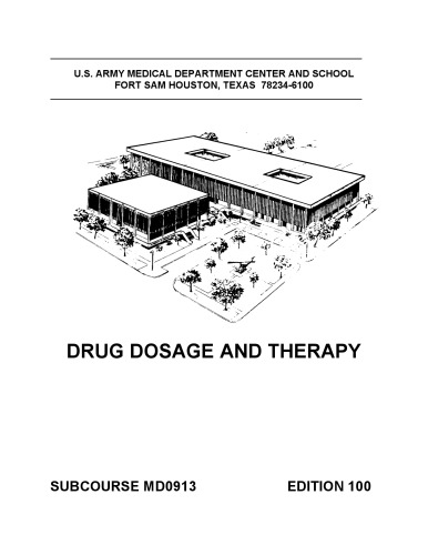 Drug Dosage and Therapy MD0913