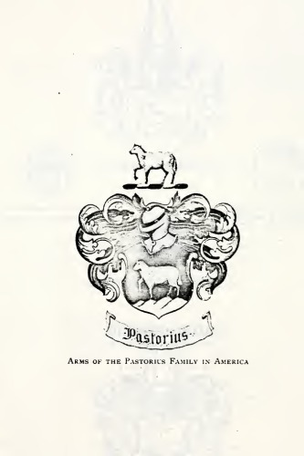 The Life of Francis Daniel Pastorius, the Founder of Germantown