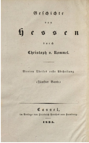 Neuere Geschichte von Hessen