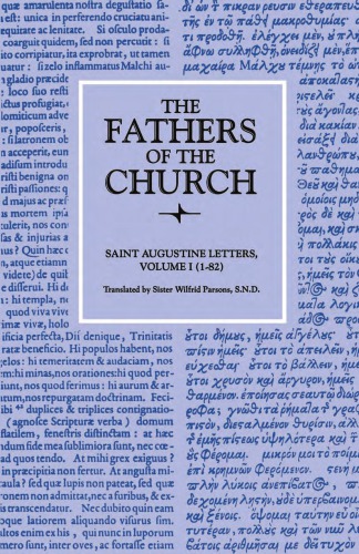 Saint Augustine : Letters, Volume 1 (1 - 82)