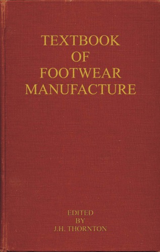 Textbook of footwear manufacture