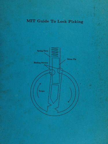 MIT Guide To Lock Picking - February 1987 Revision