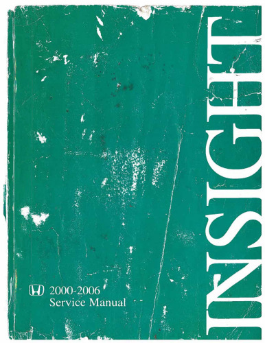 2000-2006 Honda Insight Service Manual