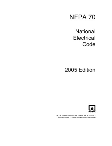 NFPA 70 - (NEC - National Electrical Code)
