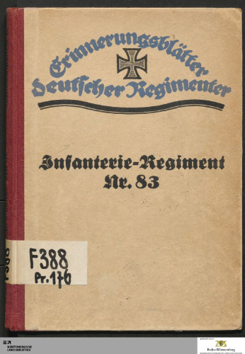 Infanterie-Regiment v. Wittich (3. Kurhessisches) Nr. 83