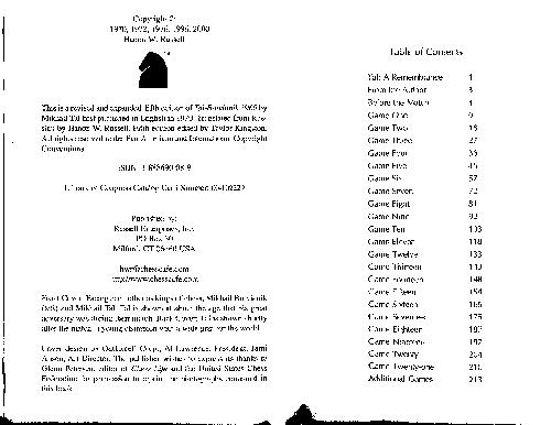 Tal Botvinnik 1960
