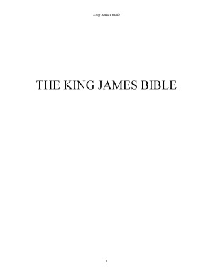 The Holy Bible