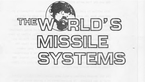 The World's Missile Systems
