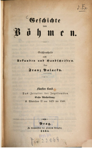 Das Zeitalter der Jagelloniden / K. Wladislaw II. von 1471 bis 1500