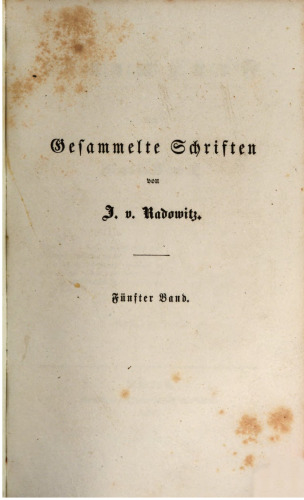 Gesammelte Schriften / Fragmente; 2