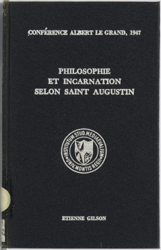 Philosophie et incarnation selon saint Augustin