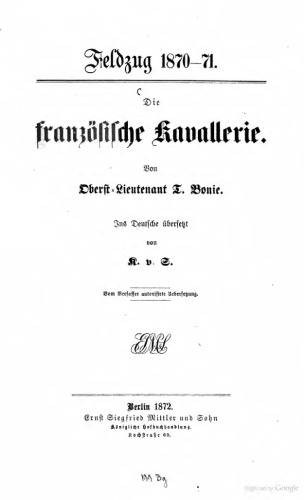 Die französische Kavallerie