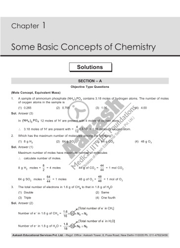 AAKASH NEET MODULES SOLUTIONS 2025