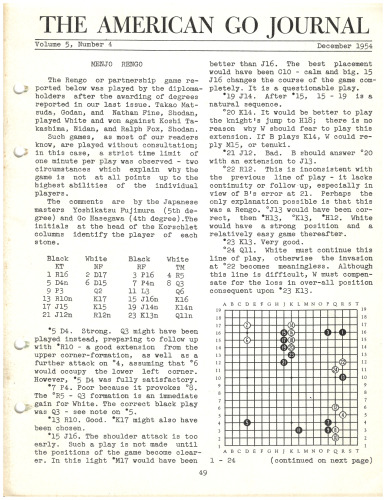 The American Go Journal