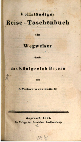 Wegweiser durch das Königreich Bayern